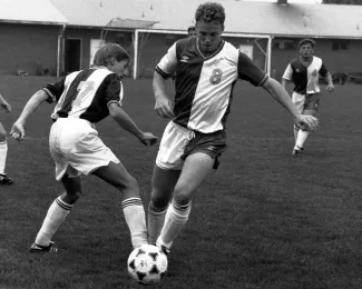 Men's Soccer game, 1990