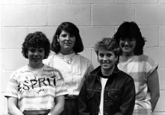 Women's Swim team, 1985