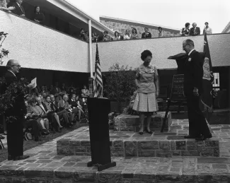 McKenney Hall dedication, 1973