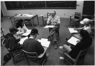 French class, 1995