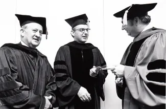 Adlai Stevenson III at Commencement, 1976