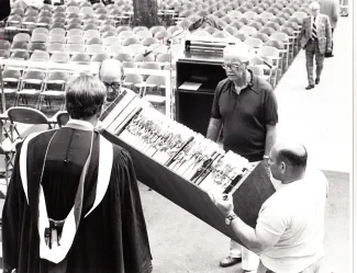 Commencement Set-Up, 1979