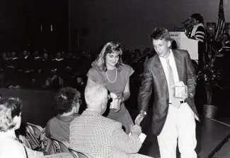 Sophister at Convocation, 1989