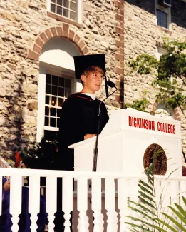 Ruth C. Kline at Commencement, 1994