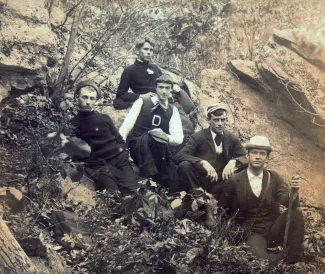 Class of 1893 at Dublin Gap, 1893