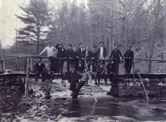 Class of 1892 at Doubling Gap, 1892