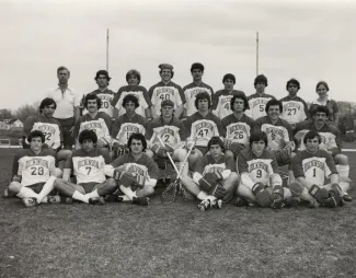 Men's Lacrosse Team, 1981