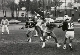 Men's Lacrosse game, 1982