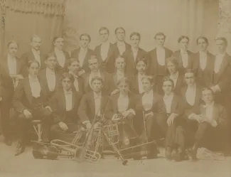 Orchestra and Glee Club, 1898