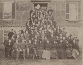 Prep School students, 1898