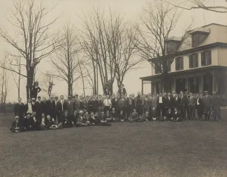 Prep School students, 1910