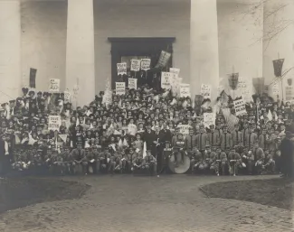 Temperance demonstration, c.1910