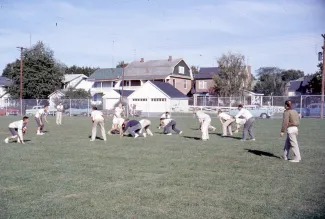 Fraternity touch football, 1958