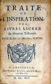 Traite De L'Inspiration Des Livres Sacrez du Nouveau Testament