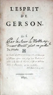 L'Esprit De Gerson