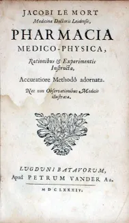 Pharmacia & Chymia Medico-Physica, Rationibus et Experimentis Instructa