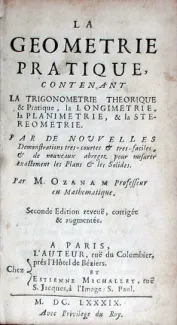 La Geometrie Pratique, Contenant La Trigonometrie Theorique & Pratique...