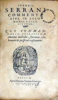 Commentarivs, In Solomonis Ecclesiasten