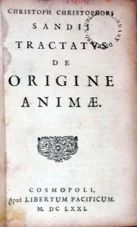 Tractatvs De Origine Animae