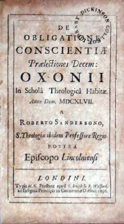 De Obligatione Conscientiae