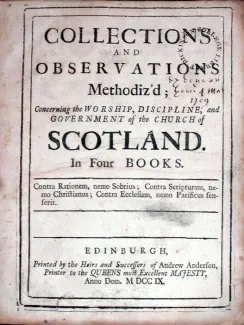 Collections And Observations Methodiz'd; Concerning the Worship...