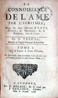 La Connoissance De L'Ame Par L'Ecriture (II)