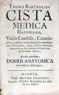 Cista Medica Hafniensis, .Accedit ejusdem Domus Anatomica (I)