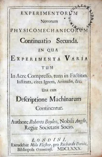 Experimentorum Novorum Physico-Mechanicorum Continuatio Secunda