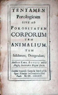 Tentamen Porologicum sive ad Porositatem Corporum Tum Animalium...