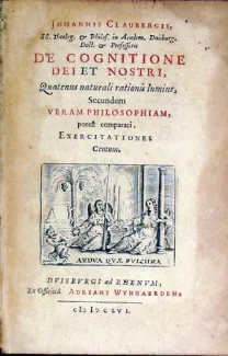 De Cognitione Dei et Nostri, Quatenus naturali rationis lumine...