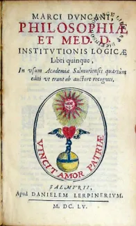 Philosophiae Et Med. D. Institvtionis Logicae