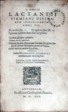 Divinarvm Institvtionvm