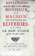 Réflexions Sur Ce Que L'On Appelle Bonheur Et Malheur En Matiere...