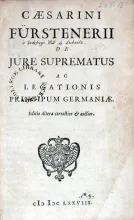 De Jure Suprematus Ac Legationis Principum Germaniae