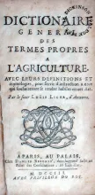 Dictionaire General Des Termes Propes A L'Agriculture