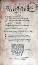 Epistolarum Selectarum Chilias..Epistolica Institutio