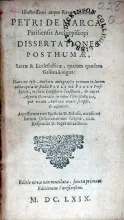 Dissertationes Posthumae, Sacrae & Ecclesiasticae, quarum quaedam...