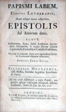 Papismi Labem, Γνησιως Lutheranis, Haud absque injuria adspersam...