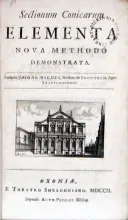 Sectionum Conicarum Elementa Nova Methodo Demonstrata