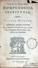 Lingvae Italicae Compendiosa Institvtio