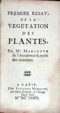Essays De Phisique Ov Memoires pour servir à la Science des choses naturelles