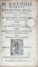 Commentarii In Qvinqve Libros Annalivm Cornelii Taciti…