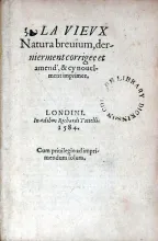 La Vievx Natura breuium, dernierment corrigee et amend'