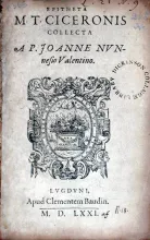 Epitheta M.T. Ciceronis Collecta