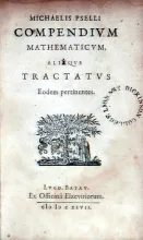 Compendivm Mathematicvm, Aliaqve [sic] Tractatvs Eodem pertinentes