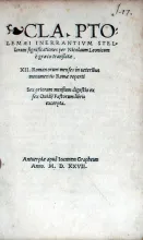 Inerrantivm Stellarum significationes...