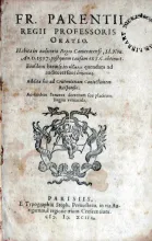 Oratio. Habita in auditorio Regio Cameracensi...