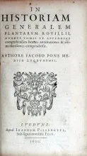 In Historiam Generalem Plantarvm Rovillii...