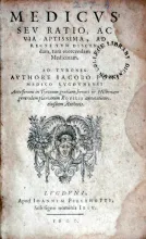 Medicvs; Sev Ratio, Ac Via Aptissima, Ad Recte Tvm Discendam...