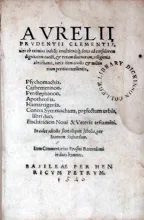Psychomachia. Cathemerinon. Peristephanon. Apotheosis. Hamartigenia...
